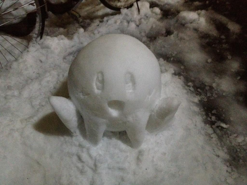 Illustration for article titled Snow Dicks and Cute Characters: Winter Hijinks Cover Tokyo.